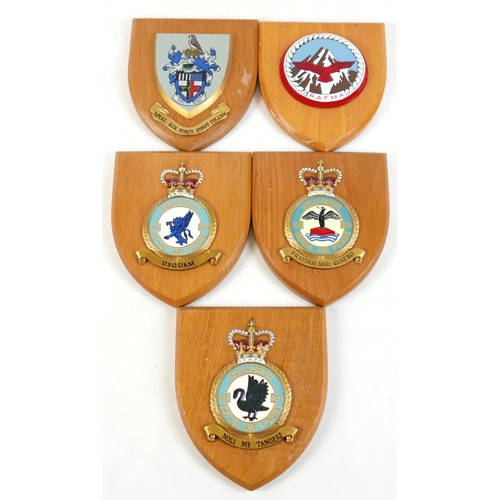 200 - A collection of sixteen military mess shields (16)