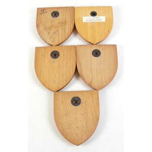 200 - A collection of sixteen military mess shields (16)