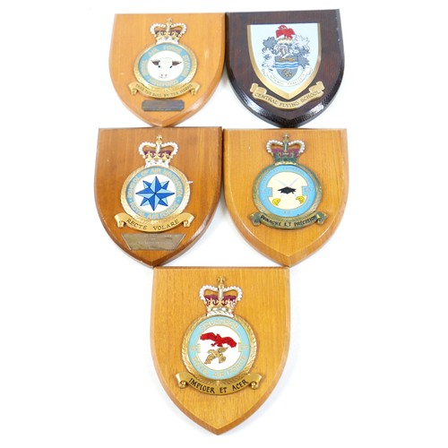 200 - A collection of sixteen military mess shields (16)