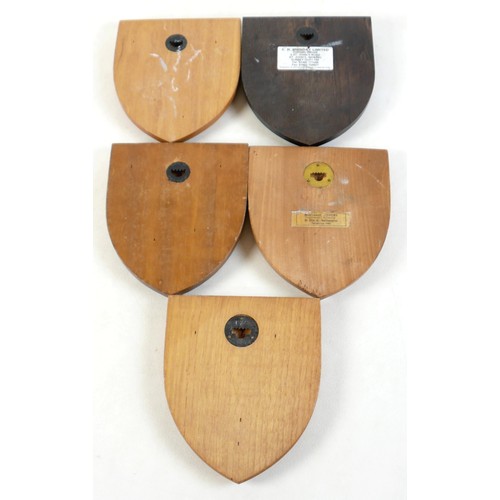 200 - A collection of sixteen military mess shields (16)