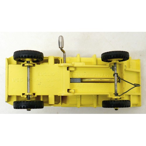 239 - Four vintage Dinky die-cast lorries comprising a chain sided Foden, Leyland Comet, flat bed Guy, and... 