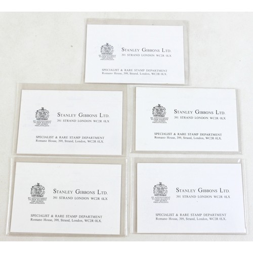 288 - Stanley Gibbons a collection of five investment stamp packets and loose stamps, packets New South Wa... 