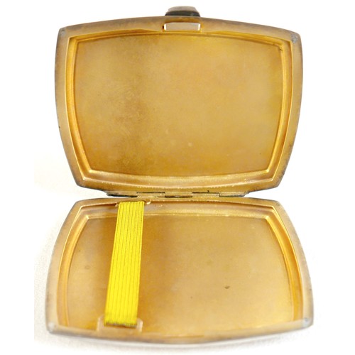 92 - Two silver pocket watches and a silver cigarette case, case weight 2.3 troy oz.(3)