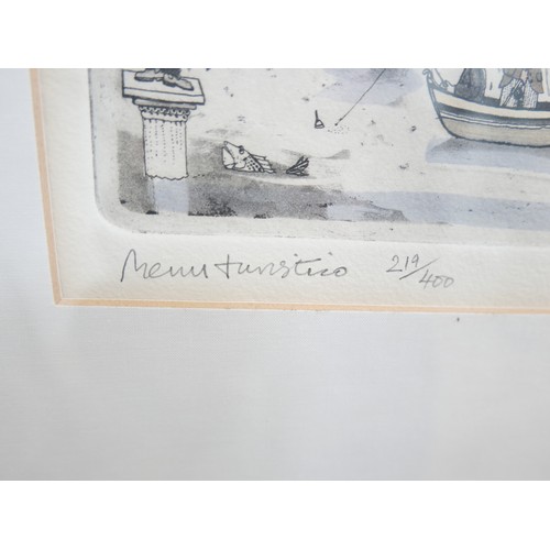 324 - Graham Clarke (b.1941)  a triptych  coloured limited edition print 