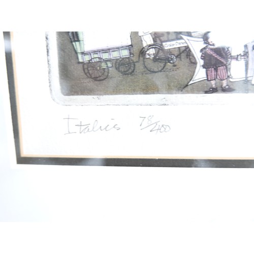 322 - Graham Clarke (b.1941) three coloured limited edition prints 