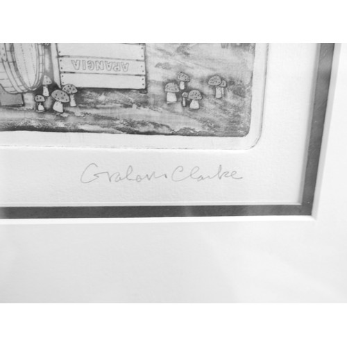 322 - Graham Clarke (b.1941) three coloured limited edition prints 