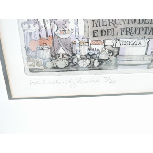 322 - Graham Clarke (b.1941) three coloured limited edition prints 