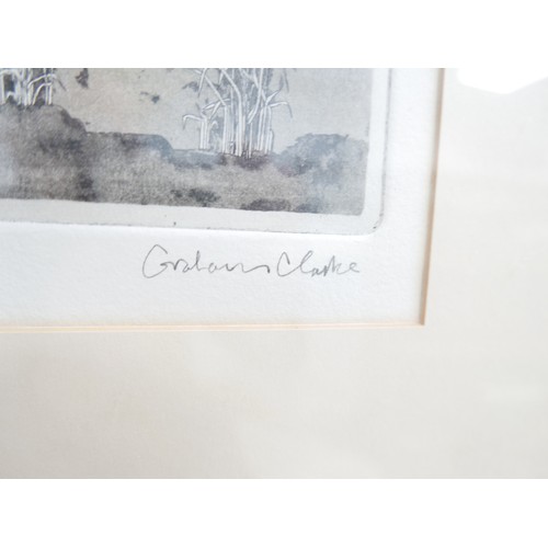 323 - Graham Clarke (b.1941) two coloured limited edition prints 