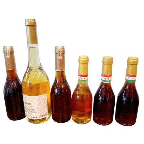 150 - Six bottles of Tokaji comprising 500ml Chateau Imperial 2015, a 250ml ASZU 3 PUTTONYOS 1993, a 250ml... 