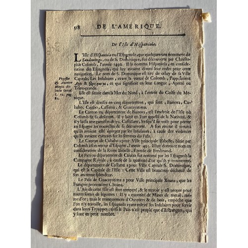 211 - Two maps: A 17th century map of Cuba, Jamaica and the Cayman Islands, which are named S. Spirito and... 