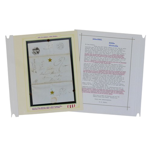 227 - Inter-Island mail / Jamaica postal history/ Military Naval interest / slavery / emancipation / plant... 