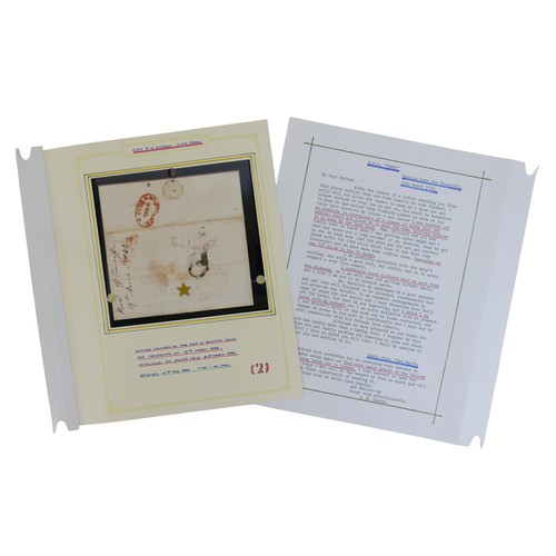 227 - Inter-Island mail / Jamaica postal history/ Military Naval interest / slavery / emancipation / plant... 