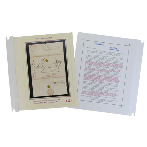 227 - Inter-Island mail / Jamaica postal history/ Military Naval interest / slavery / emancipation / plant... 