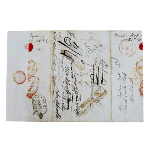 227 - Inter-Island mail / Jamaica postal history/ Military Naval interest / slavery / emancipation / plant... 