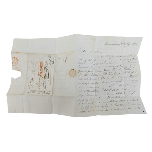 227 - Inter-Island mail / Jamaica postal history/ Military Naval interest / slavery / emancipation / plant... 