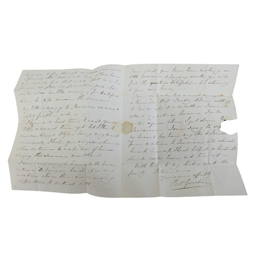 227 - Inter-Island mail / Jamaica postal history/ Military Naval interest / slavery / emancipation / plant... 