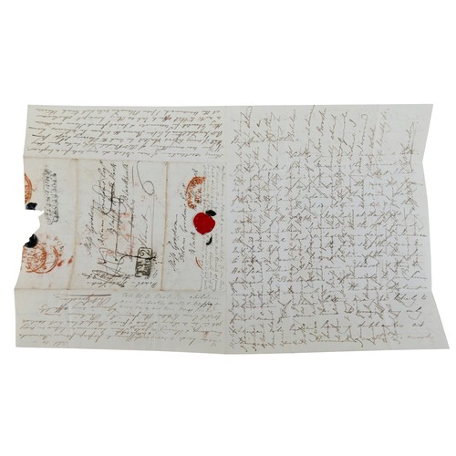 227 - Inter-Island mail / Jamaica postal history/ Military Naval interest / slavery / emancipation / plant... 