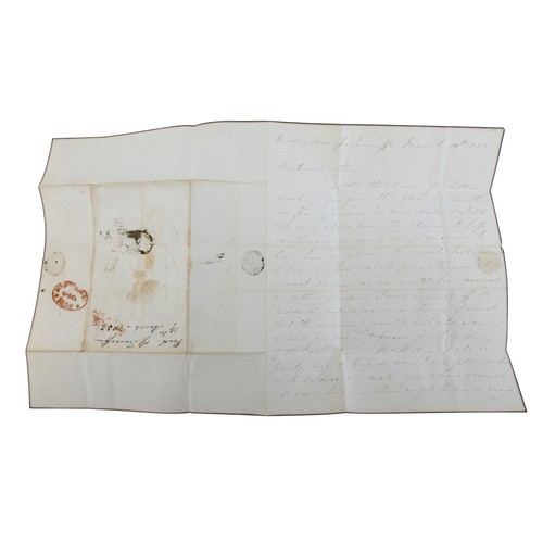 227 - Inter-Island mail / Jamaica postal history/ Military Naval interest / slavery / emancipation / plant... 