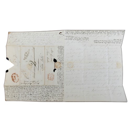 227 - Inter-Island mail / Jamaica postal history/ Military Naval interest / slavery / emancipation / plant... 