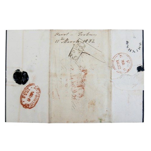 227 - Inter-Island mail / Jamaica postal history/ Military Naval interest / slavery / emancipation / plant... 