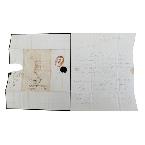 227 - Inter-Island mail / Jamaica postal history/ Military Naval interest / slavery / emancipation / plant... 