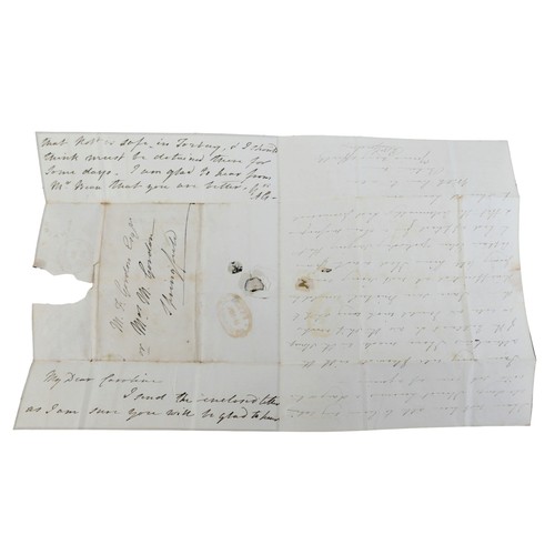 227 - Inter-Island mail / Jamaica postal history/ Military Naval interest / slavery / emancipation / plant... 