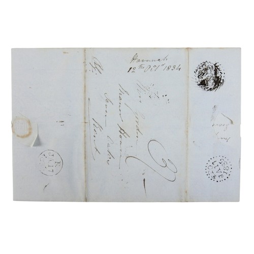 227 - Inter-Island mail / Jamaica postal history/ Military Naval interest / slavery / emancipation / plant... 
