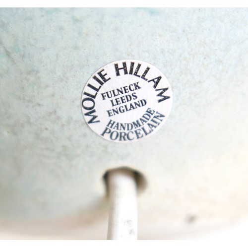 354 - A Mollie Hillam Furneck Pottery table lamp, 16 by 16 by 28cm high.