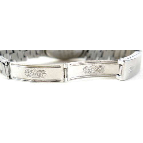 97 - A Rolex Air-King Oyster Perpetual gent's wrist watch with champagne dial, stainless steel case and s... 