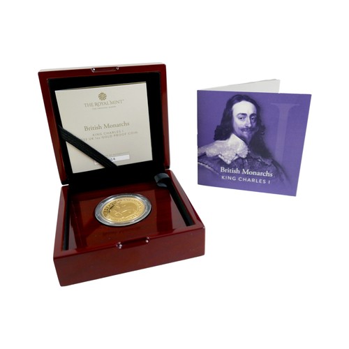 90 - A Royal Mint King Charles III 2023 UK 1oz gold proof coin, 'British Monarchs' series, 'King Charles ... 