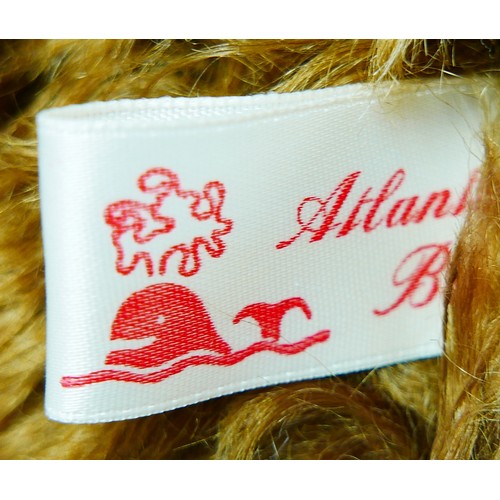 7 - A limited edition large Atlantic Bears teddy, with label to its ear, signed by Alan Mullaney and num... 