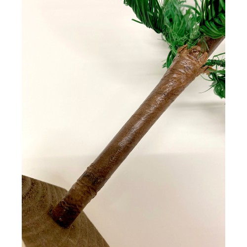 188 - A rare artificial table Christmas tree, circa 1920's, with dyed green goose feather 'leaves / needle... 