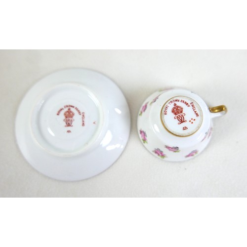 53 - A collection of miniature ceramics, including nine Staffordshire & Continental figures, modelled as ... 