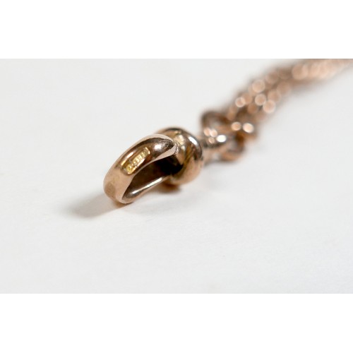 181 - A Victorian 9ct yellow gold graduating Albert fob watch chain, each link marked '375, 9', graduating... 