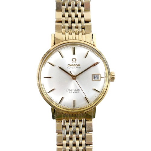 191 - A 14k gold cased Omega Seamaster De Ville automatic gentleman's wristwatch, model KM6610, circa 1960... 