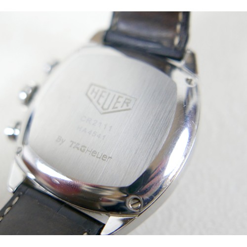 190 - A Heuer Classics stainless steel gentleman's chronograph wristwatch, model CR2111 / HA4541, with cir... 