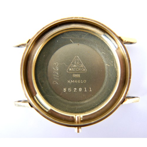 191 - A 14k gold cased Omega Seamaster De Ville automatic gentleman's wristwatch, model KM6610, circa 1960... 