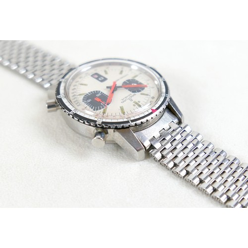 186 - A Breitling Genéve Chrono-Matic automatic chronograph stainless steel gentleman's wristwatch, ref. 2... 