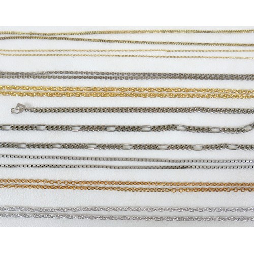 29 - A collection of costume jewellery and some silver, including a silver ingot pendant necklace, 1.2toz... 