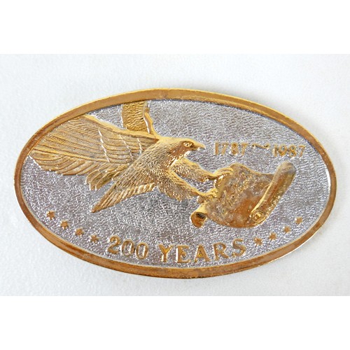 29 - A collection of costume jewellery and some silver, including a silver ingot pendant necklace, 1.2toz... 