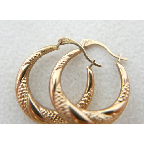 33 - A collection of earrings and cufflinks to include: pair 15ct (625) gold oval cufflinks with metal ch... 