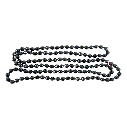 36 - A jet belcher chain 132cm by 8mm.