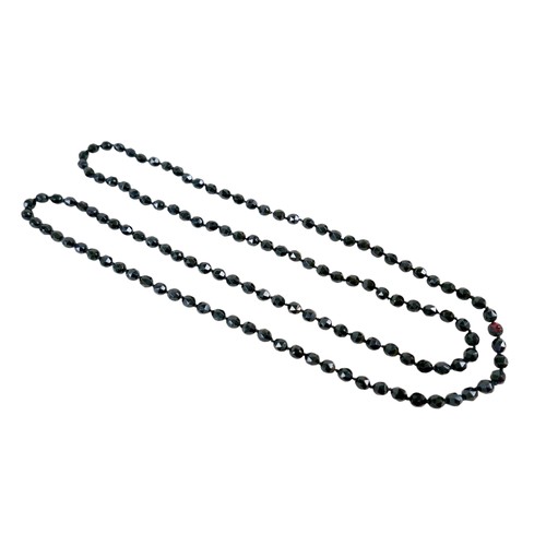 36 - A jet belcher chain 132cm by 8mm.