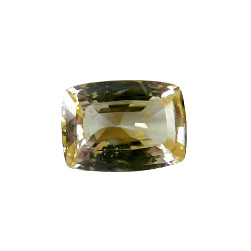 5 - A loose yellow sapphire 6.04ct, rectangular cushion cut, 12.81 by 9.38 by 5.20mm, 6.04ct, valued in ... 
