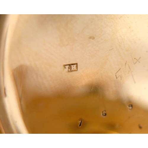 101 - An 18ct yellow gold open face centre recording chronograph pocket watch keyless wind movement by Llo... 