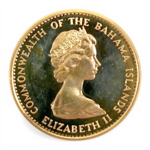138 - An Elizabeth II 22ct gold Commonwealth of the Bahama Islands gold proof four coin set, 1971, to incl... 