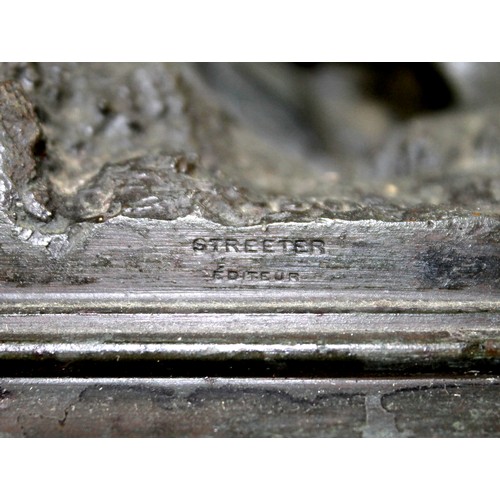 269 - Sir Joseph Edgar Boehm (Viennese, 1834-1890): A bronze group of three tigers, depicting two male tig... 