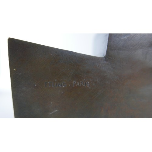 271 - Marcel Andre Bouraine (French, 1886-1948): A large Art Deco bronze, 