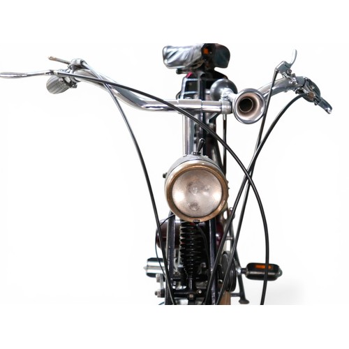 444 - A Vintage 1946 Norman autocycle motorcycle with a Villiers 98cc petrol engine, registration DBT 950,... 