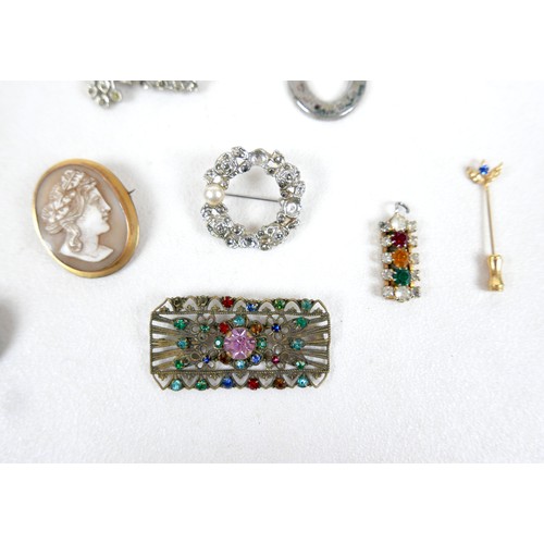 28 - A collection of costume jewellery, including thirteen wristwatches, necklaces, a folding pocket knif... 